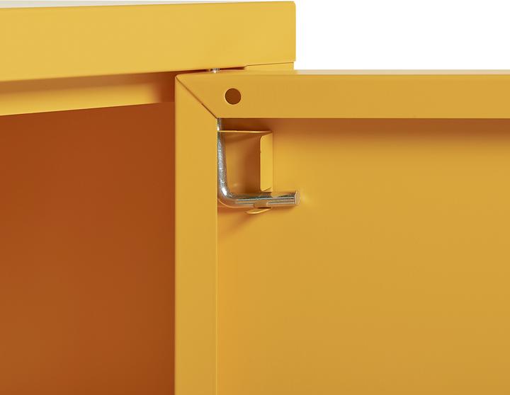 Image du produit Beliani Buffet jaune 2 portes URIA (100 x 40 x 65 cm)