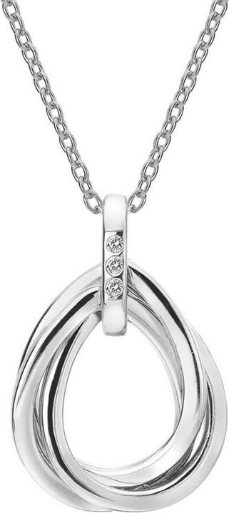 Immagine prodotto Hot Diamonds Collana in argento con diamanti Trio Teardrop DP779 (catena. ciondolo)