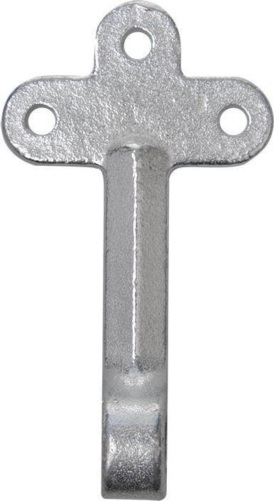 Produktbild ProPlus Ladebordwandhaken Nr.0 links mit Einfall-Öse im Blister