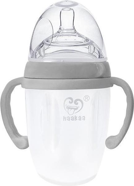 Actual product image Haakaa Generation 3 Baby Bottle 250ml - Grey