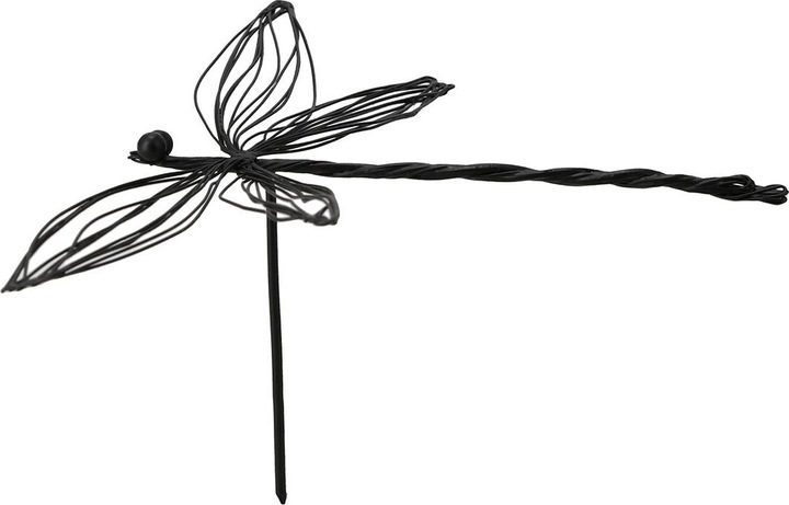 Produktbild Natura Punto Blumentopfstecker Libelle aus Eisen, 8 x 19 x 13 cm