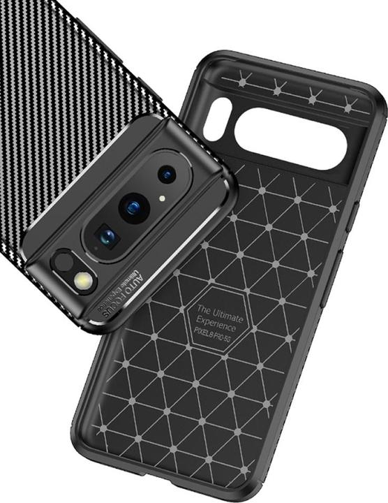 Immagine prodotto Screenguard Google Pixel 8 Pro Cover Custodia in TPU con design al carbonio (Google Pixel 8 Pro)