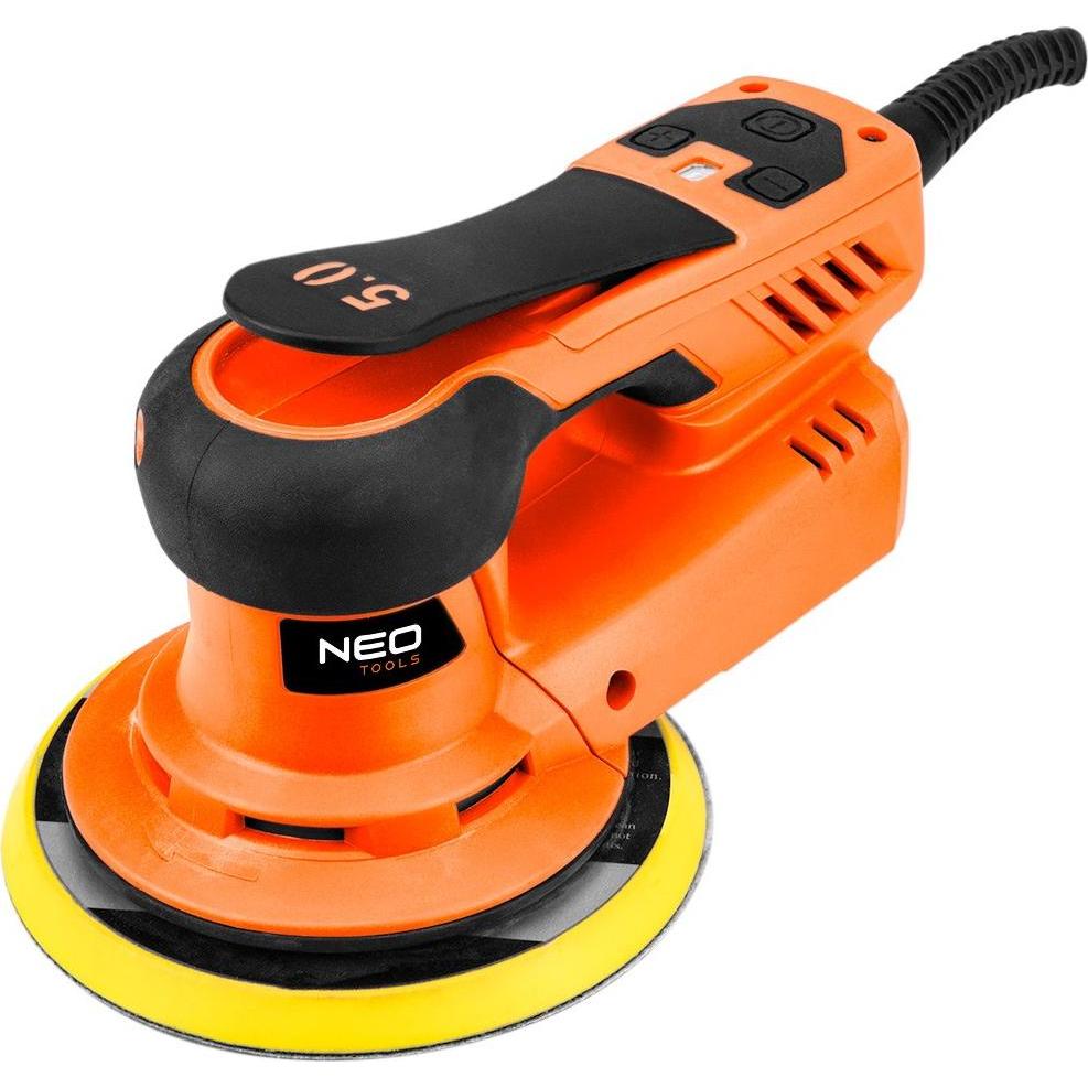 Neo, Schleifmaschine + Poliermaschine, Szlifierka mimośrodowa 350W bezszczotkowa 150mm (Exzenterschleifer, 350 W)