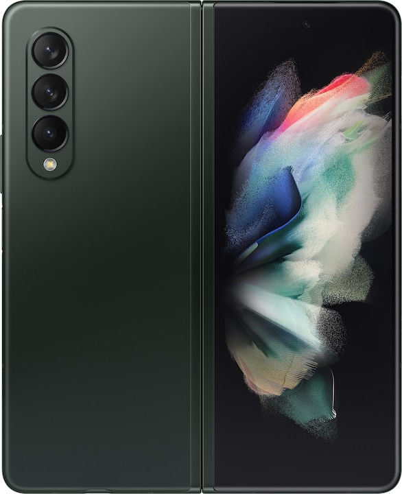 Actual product image Samsung Galaxy Z Fold3 5G EU (256 GB, Phantom Green, 7.60", SIM + eSIM, 12 Mpx, 5G)