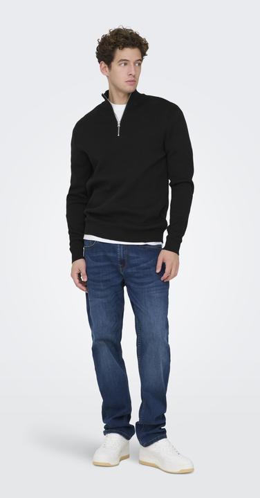 Produktbild Only & Sons Onsting Life Reg Half Zip Knit Noos (M)