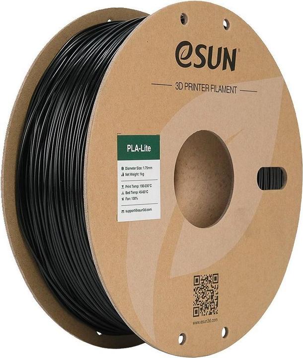 eSUN EPLA-LITE 1,75mm BLACK 1kg (PLA, 1000 g)