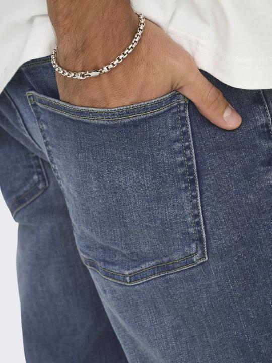 Actual product image Only & Sons ONSWEFT Mittlere Taille Normal geschnitten Jeans Slim Fit Jeans (W33/L32)