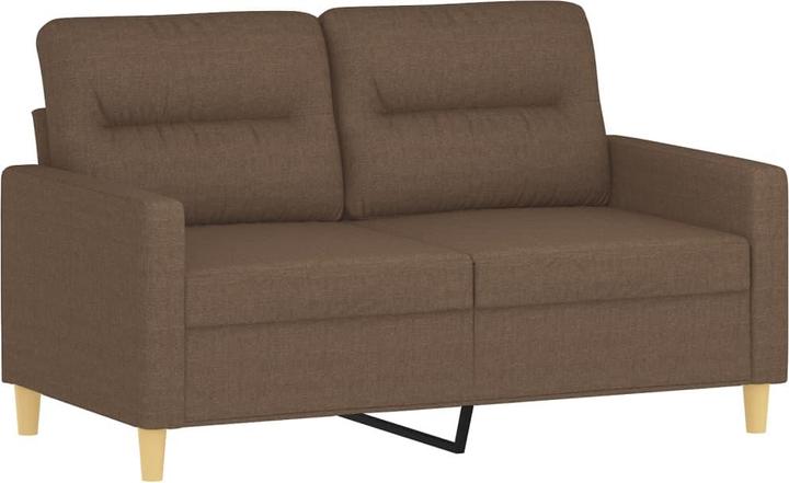 Actual product image VidaXL Sofa set Cushion Armchair Sofa Couch Design sofa 3-piece brown fabric (2 person sofa)