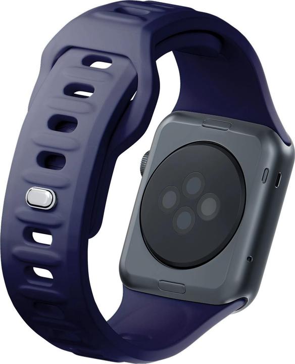 Produktbild 3MK Silicone Watch Strap granatowy/ocean blue dla Apple Watch 42/44/45/49mm (Edelstahl, Silicone)