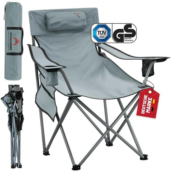 Atacama Campingstuhl Dunkelgrau