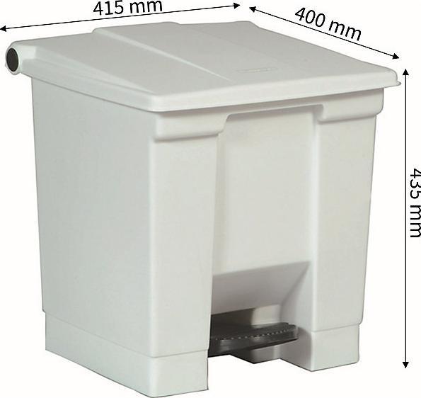 Immagine prodotto Vepa Bins Contenitore a pedale per l'industria, capacità 30 l, bianco. (30 l)