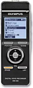 Produktbild Olympus DM-550, 4GB, Aufnahmegerät, Schwarz Stereo (4 GB)