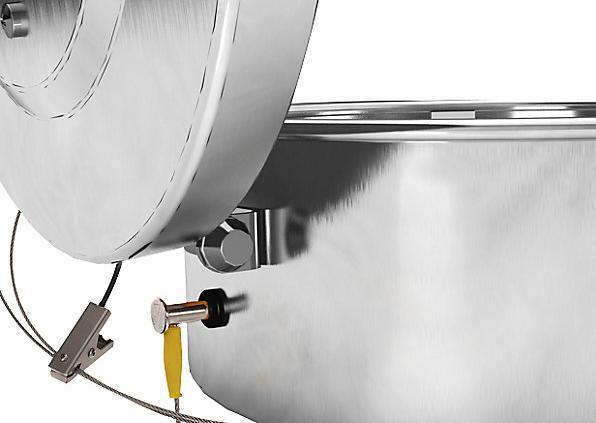 Actual product image Denios Small parts cleaner, stainless steel, capacity 2 l. (26.40 cm, 9.50 cm)