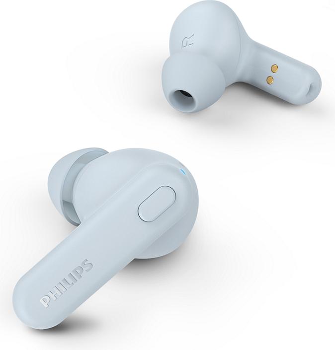 Actual product image Philips TAT1108BL headphones/headset Wireless In-ear Calls/Music Bluetooth Blue (No noise cancellation, 5 h, Wireless)