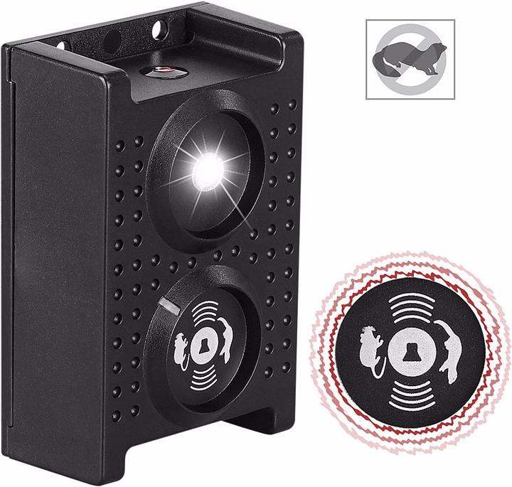Produktbild Exbuster Mobiles Hochfrequenz-Marder-Abwehrgerät mit LED-Blitz & Vibrationssensor