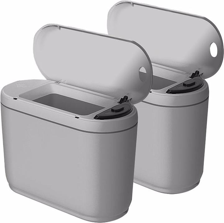 Produktbild Infactory 2er Design-Abfalleimer mit Hand-Bewegungs-Sensor (2 l)