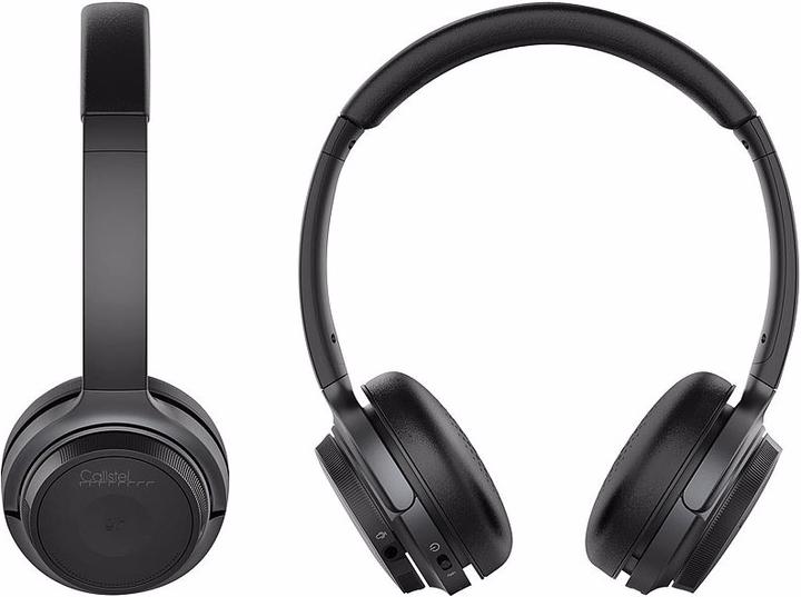 Produktbild Callstel Profi-Stereo-Headset mit Bluetooth 5, 18-Std.-Akku, 30 m Reichweite (Kabellos, USB-A)