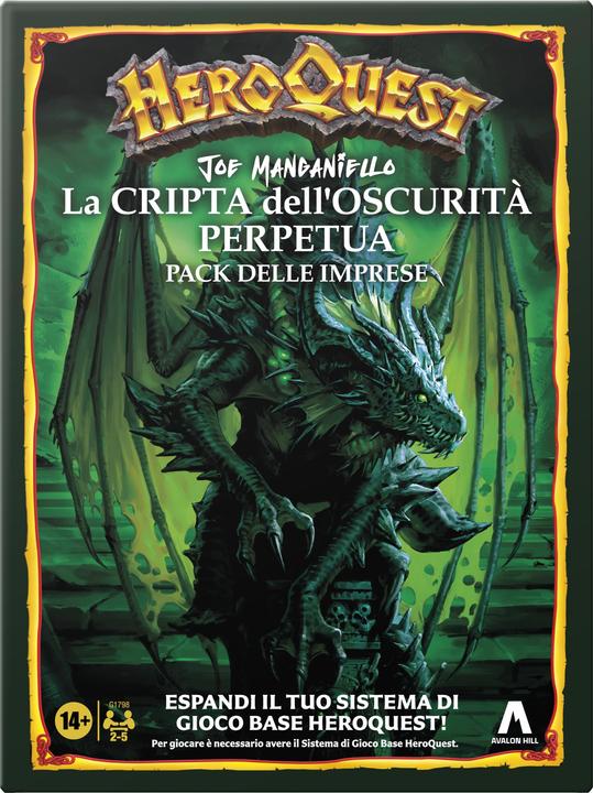 Actual product image Hasbro HeroQuest - La Cripta dell'Oscurità Perpetua (Ed. Italiana) (Italian, 2 - 5 Players)