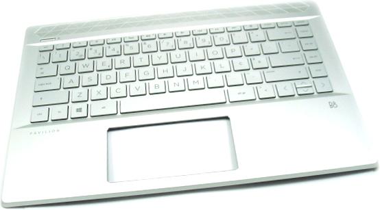 Actual product image HP L26424-271 notebook spare part case lower part+keyboard