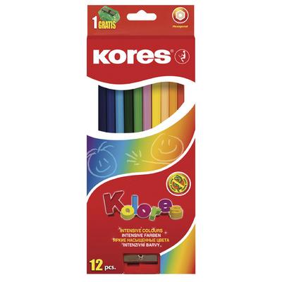 Kores, Malstifte, Kolores (Mehrfarbig, 12 x)