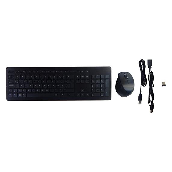 HP 932367-111 Tastatur RF Wireless (Eng. Int., Kabelgebunden, Kabellos), Tastatur, Schwarz