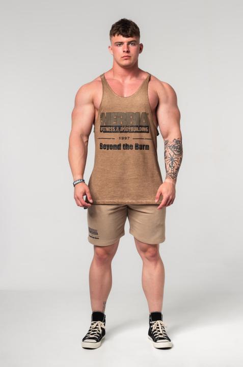 Produktbild Nebbia Sweatshorts Gym Bro 352 - light brown (L)