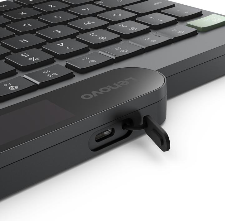 Actual product image Lenovo Self-Charging Bluetooth Keyboard (US, Wireless)