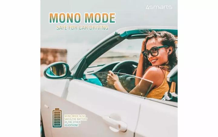 Produktbild 4smarts In-Ear-Kopfhörer Eara Twin Weiss (ANC, 3 h, Kabellos)