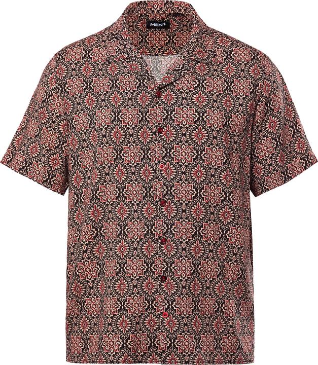 Immagine prodotto Men+ Viskose-Hemd, Halbarm, Cubakragen, Cuba Fit (7XL)