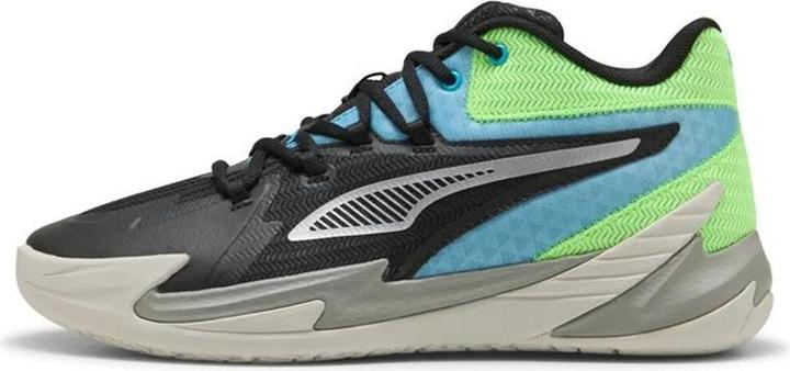 Noir, Noir, Noir Bleu, PUMA Noir-Bright Aqua-Green Glare