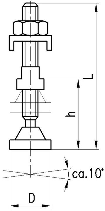 Image du produit Amf Vis de placage articulée