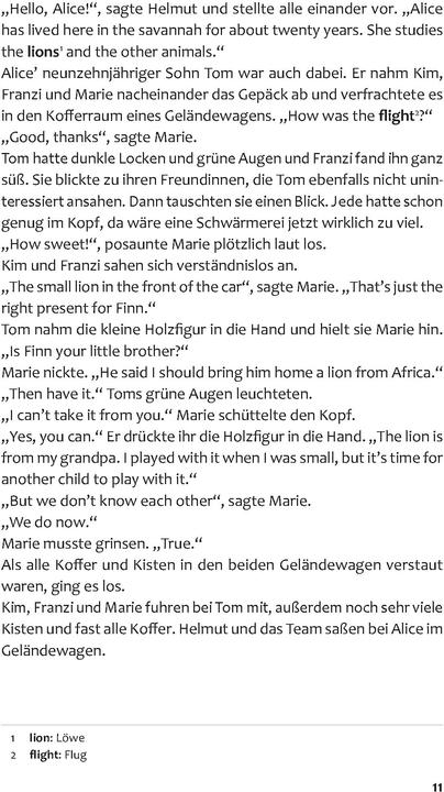 Produktbild Die Drei!!! Lions and Crimes in Africa (Deutsch, Englisch, Kirsten Vogel, 2024)