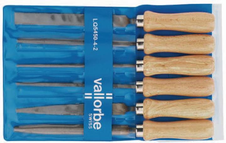 Vallorbe Set of key files LQ 5450-4 (Cut 2, 100 mm)
