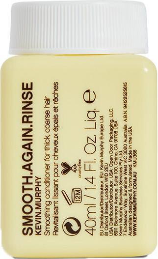 Valeurs nutritives et ingrédients Kevin Murphy SMOOTH.AGAIN.RINSE 40ml (40 ml)