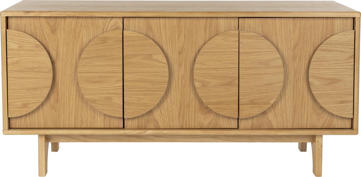 Actual product image Zuiver Sideboard Groove 3 Doors Natural Oak (120 x 40 x 58 cm)