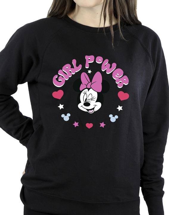 Actual product image Disney Womens/Ladies Minnie Mouse Girl Power Sweatshirt (XXL)