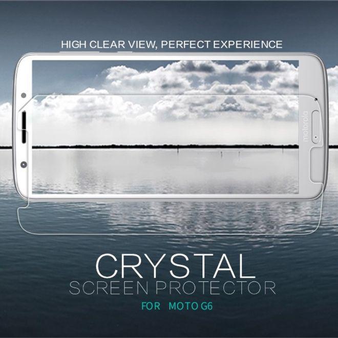 Actual product image Nillkin Super Clear Series Protective Film (1 Piece, Motorola Moto G6)