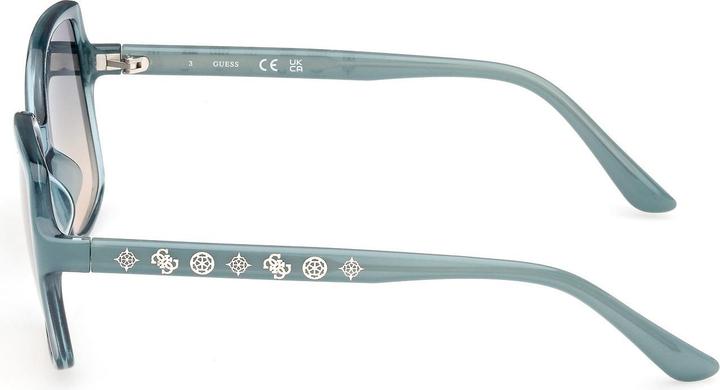 Actual product image Guess Injected Turquoise Blue Squared Normal Sfumato
