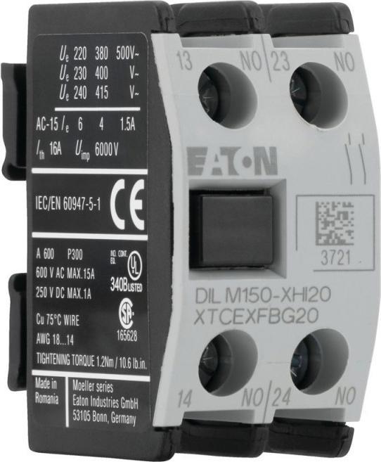 Produktbild Eaton Hilfskontaktblock 2 Schließer