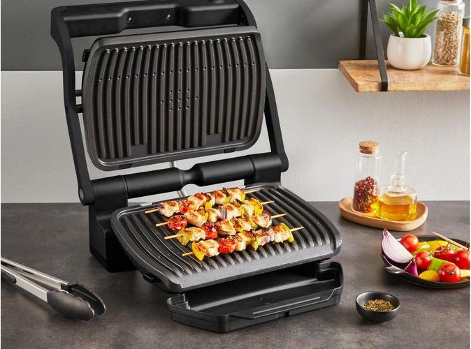 Produktbild Tefal OptiGrill+ Kontaktgrill (GC7178), Schwarz