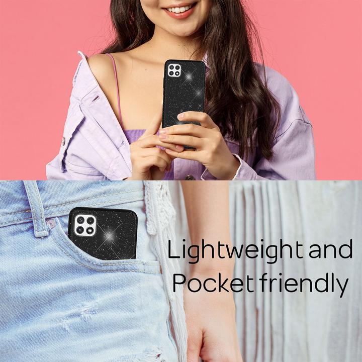 Immagine prodotto Nalia Custodia per cellulare Glitter (Samsung Galaxy A22 5G)