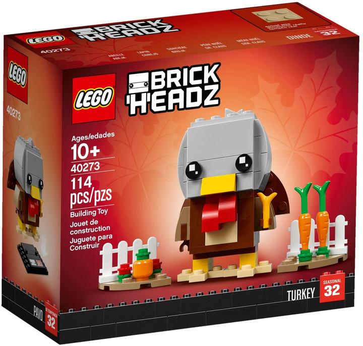 Produktbild LEGO Brick Headz Erntedank Truthan 40273 (40273, LEGO Brickheadz)