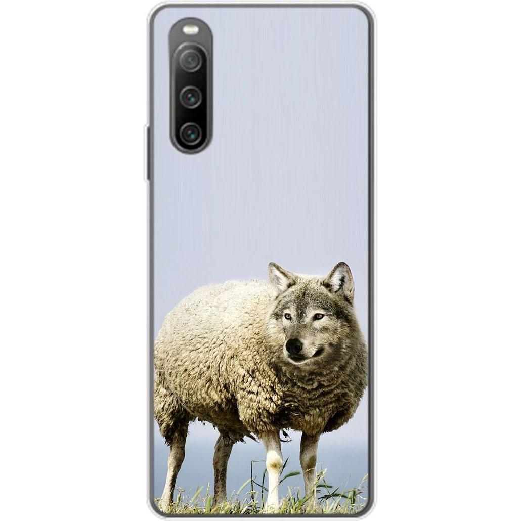 König Design Hülle Handy Schutz für Sony Xperia 10 IV Case Cover Tasche Bumper Etuis TPU Neu (Sony Xperia 10 IV), Smartp...
