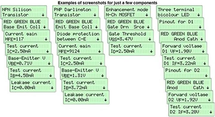 Actual product image Velleman Semiconductor analyzer