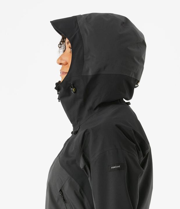 Produktbild Forclaz Regenjacke Damen wasserdicht 20.000 mm Wassersäule Trekking - MT900 schwarz (M)
