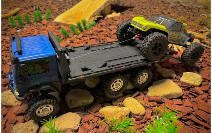 Produktbild Absima Hobby Plus RC CR-18P "Tow Truck ARKTOS 6x6" 1/18 blau RTR (RTR Ready-to-Run)
