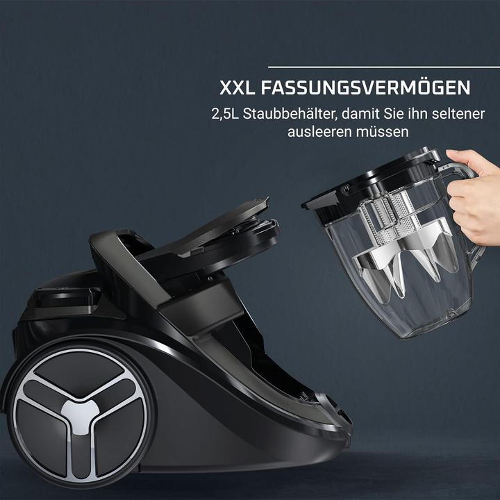 Actual product image Rowenta Silence Force Cyclonic Effitech Parquet Bagless Vacuum Cleaner (RO7935)