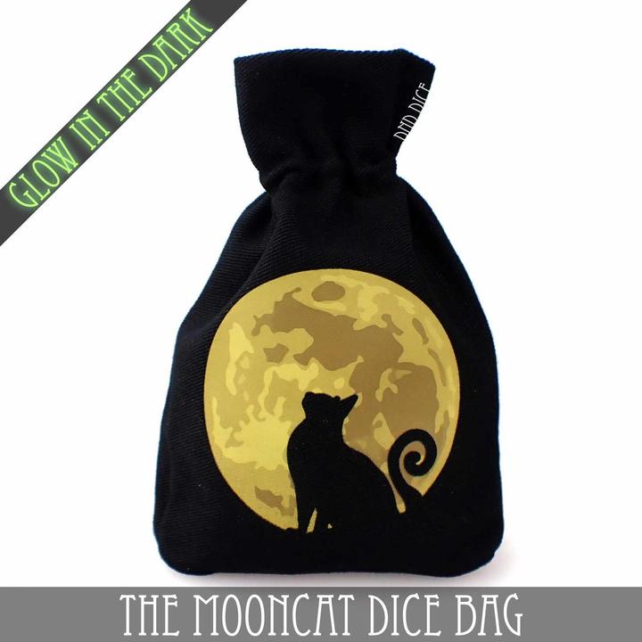 Produktbild DnD Dice The Mooncat Dice Bag (Glow)