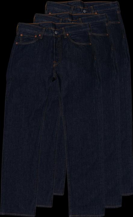 Produktbild Levis 501 Jeans Straight Fit rinse 3-Pack