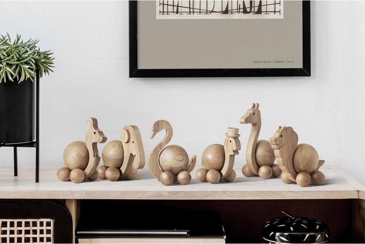 Produktbild ChiCura Spinning Swan Holzfigur - Small